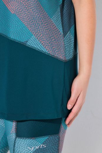 Plus size veliki brojevi Majica kratkih rukava okruglog izreza za punije