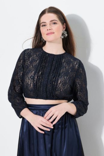 Plus size veliki brojevi Bluza s 3/4 rukavima elastičnog ruba za punije