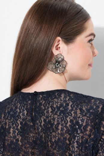 Plus size veliki brojevi Bluza s 3/4 rukavima elastičnog ruba za punije