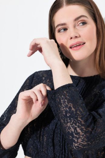 Plus size veliki brojevi Bluza s 3/4 rukavima elastičnog ruba za punije