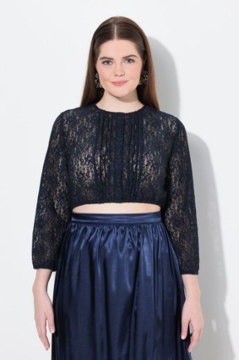 Plus size veliki brojevi Bluza s 3/4 rukavima elastičnog ruba za punije