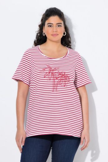 Plus size veliki brojevi Majica kratkih rukava okruglog izreza A kroja za punije