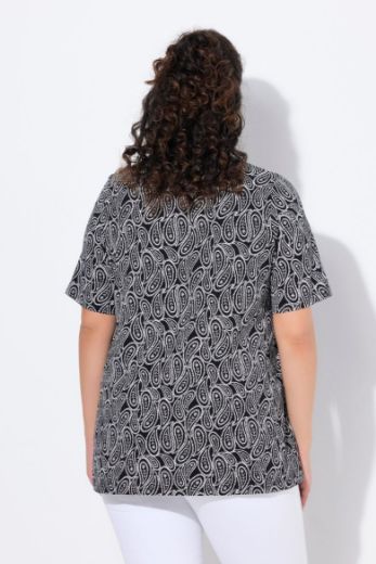 Plus size veliki brojevi Majica kratkih rukava A kroja V izreza za punije
