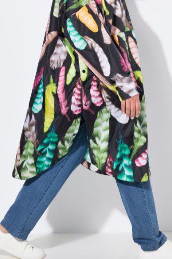 Plus size veliki brojevi Kabanica s patentnim zatvaračem za punije