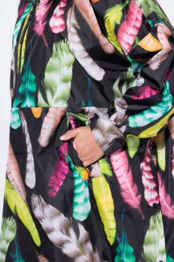 Plus size veliki brojevi Kabanica s patentnim zatvaračem za punije