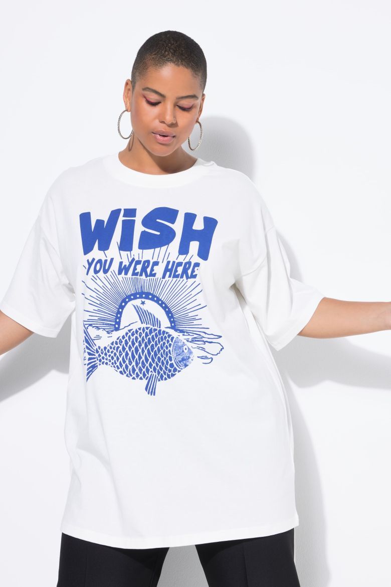 Plus size veliki brojevi Majica kratkih rukava šireg kroja za punije