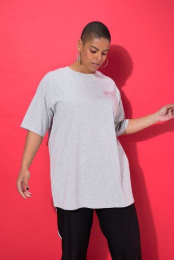 Plus size veliki brojevi Majica kratkih rukava šireg kroja za punije