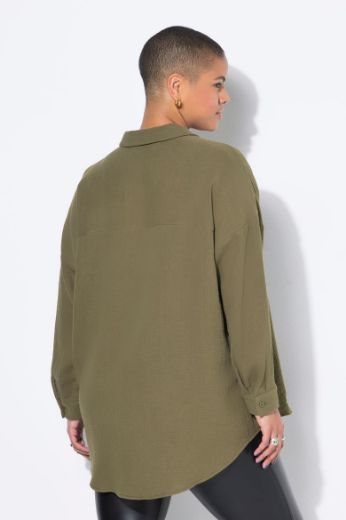 Plus size veliki brojevi Bluza dugih rukava s motivom oka za punije