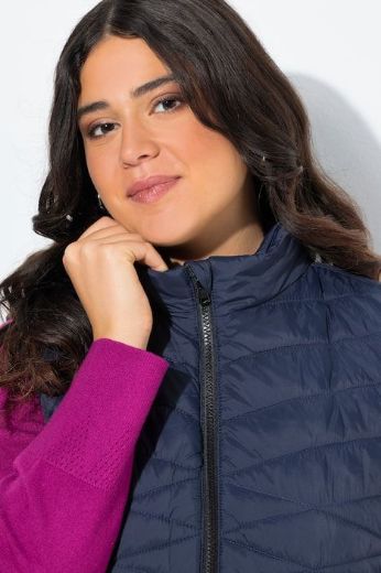Plus size veliki brojevi Prsluk prošiveni za punije
