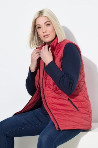 Plus size veliki brojevi Prsluk prošiveni za punije