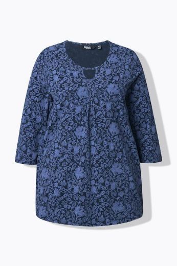 Plus size veliki brojevi Majica 3/4 rukava A kroja za punije