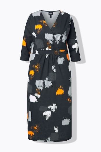 Plus size veliki brojevi Haljina maxi 3/4 rukava za punije