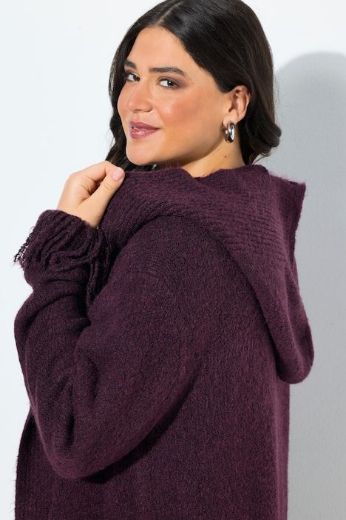 Plus size veliki brojevi Kardigan dugih rukava pleteni za punije