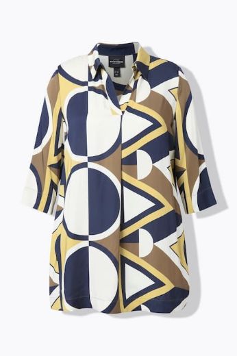 Plus size veliki brojevi Tunika 3/4 rukava za punije