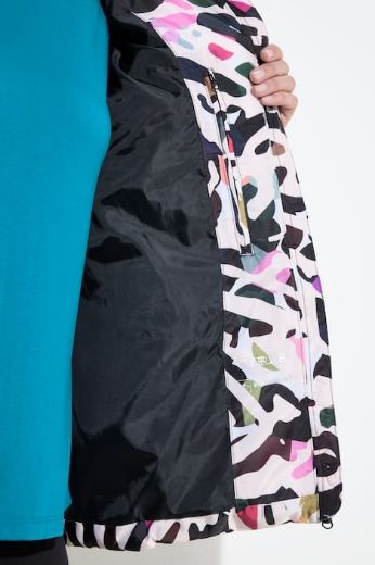 Plus size veliki brojevi Jakna prošivena s kapuljačom za punije