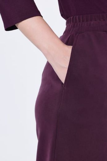 Plus size veliki brojevi Hlače elastičnog struka širokih nogavica za punije