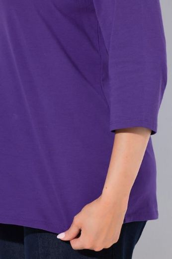 Plus size veliki brojevi Majica 3/4 rukava za punije
