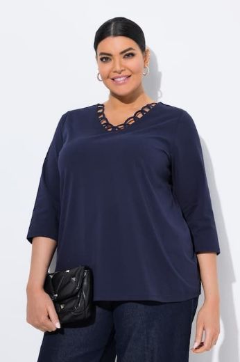 Plus size veliki brojevi Majica 3/4 rukava za punije