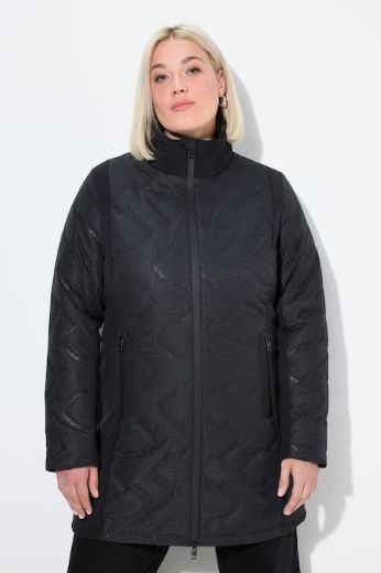 Plus size veliki brojevi Jakna prošivena dužeg kroja za punije