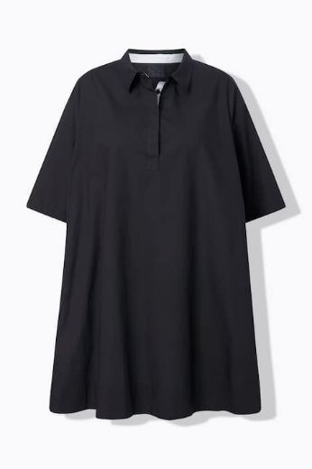 Plus size veliki brojevi Haljina midi dugh rukava za punije