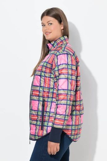 Plus size veliki brojevi Jakna karirana za punije
