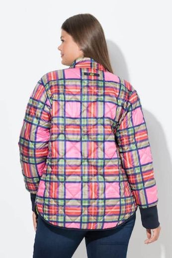 Plus size veliki brojevi Jakna karirana za punije