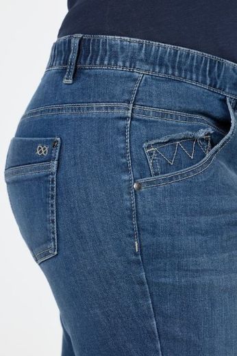 Plus size veliki brojevi Traperice širokih nogavica za punije