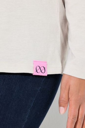 Plus size veliki brojevi Majica dugih rukava V ovratnika za punije