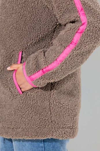Plus size veliki brojevi Majica dugih rukava s patentnim zatvaračem za punije