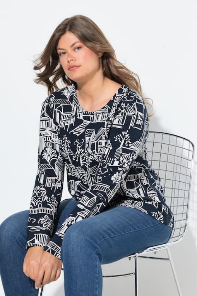 Plus size veliki brojevi Majica dugih rukava za punije