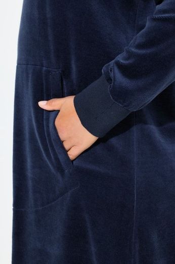 Plus size veliki brojevi Haljina midi dugih rukava za punije