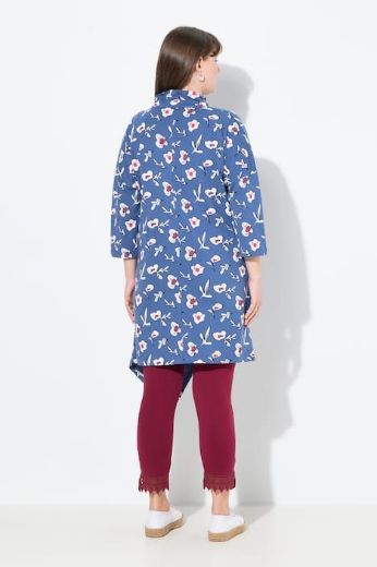 Plus size veliki brojevi Haljina midi 3/4 rukava za punije