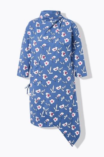 Plus size veliki brojevi Haljina midi 3/4 rukava za punije