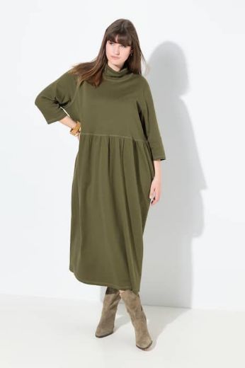 Plus size veliki brojevi Haljina maxi 3/4 rukava za punije