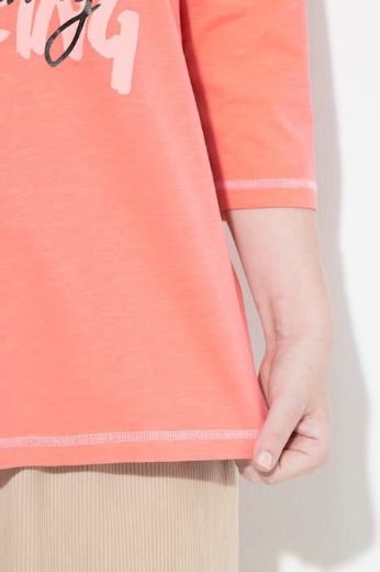 Plus size veliki brojevi Majica 3/4 rukava A kroja za punije