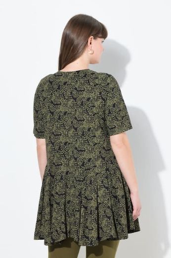 Plus size veliki brojevi Tunika kratkih rukava A kroja za punije