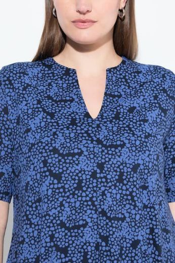 Plus size veliki brojevi Tunika kratkih rukava A kroja za punije