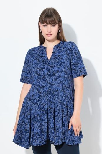 Plus size veliki brojevi Tunika kratkih rukava A kroja za punije