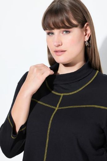Plus size veliki brojevi Majica 3/4 rukava dužeg A kroja za punije