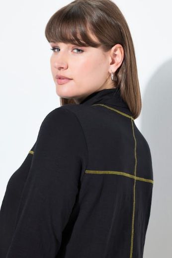 Plus size veliki brojevi Majica 3/4 rukava dužeg A kroja za punije