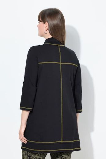 Plus size veliki brojevi Majica 3/4 rukava dužeg A kroja za punije