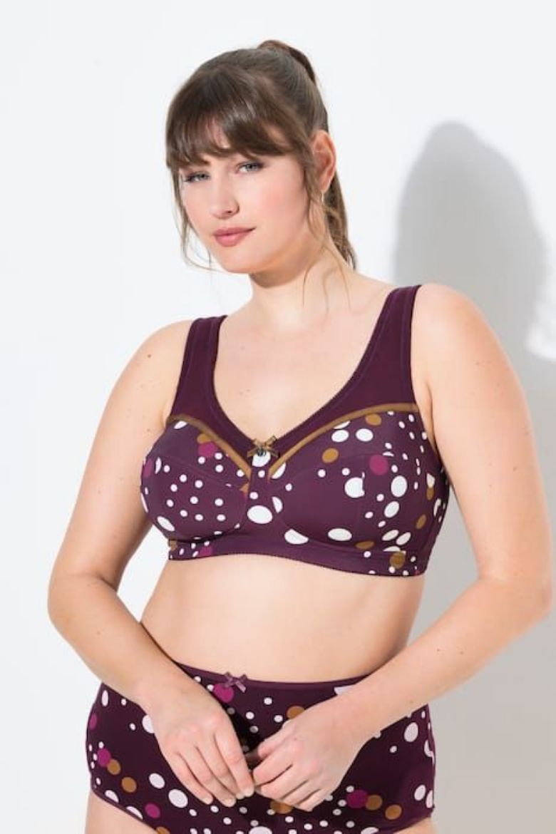Plus size veliki brojevi Grudnjak bez žice širokih naramenica za punije