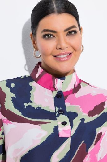 Plus size veliki brojevi Tunika dugih rukava A kroja za punije