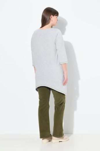 Plus size veliki brojevi Majica 3/4 rukava A kroja za punije