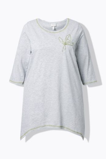 Plus size veliki brojevi Majica 3/4 rukava A kroja za punije