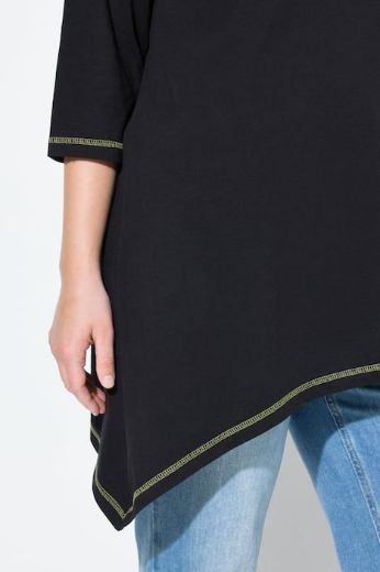 Plus size veliki brojevi Majica 3/4 rukava A kroja za punije