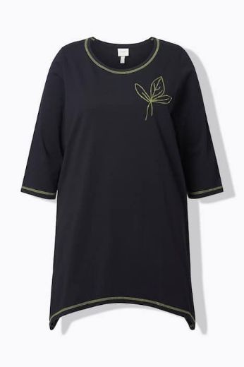 Plus size veliki brojevi Majica 3/4 rukava A kroja za punije