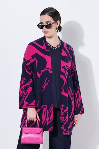 Plus size veliki brojevi Kardigan 3/4 rukava šireg kroja za punije