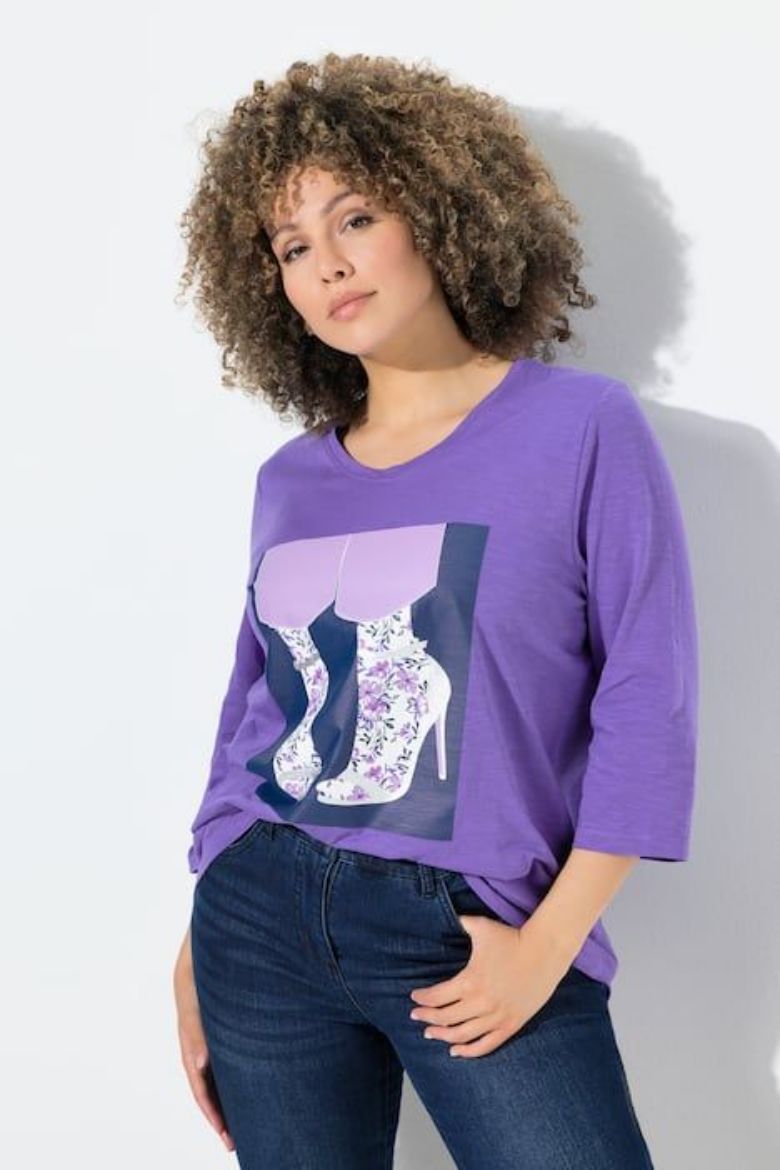 Plus size veliki brojevi Majica 3/4 rukava za punije