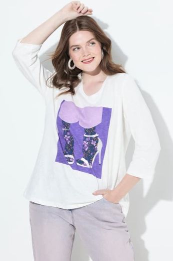 Plus size veliki brojevi Majica 3/4 rukava za punije